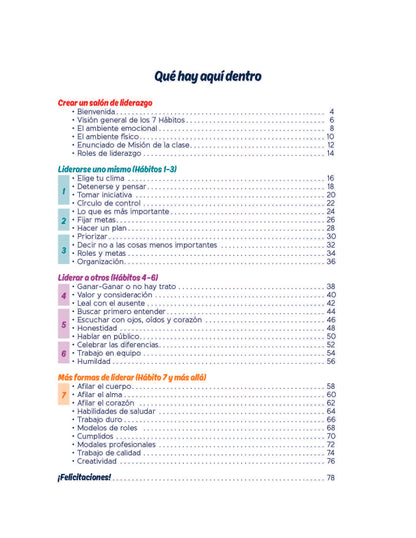 Leadership Guide Level 4: Student Edition (Spanish)