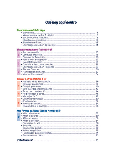 Leadership Guide Level 5: Student Edition (Spanish)