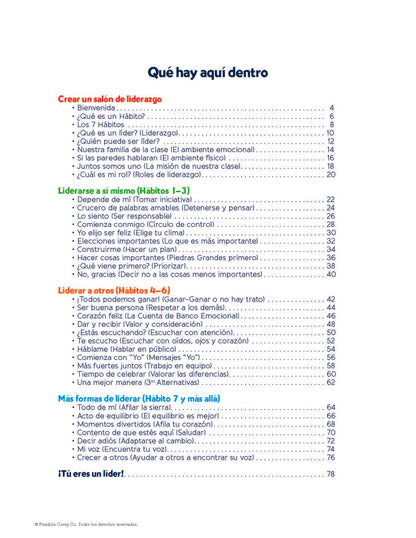 Leadership Guide Level K: Student Edition (Spanish)