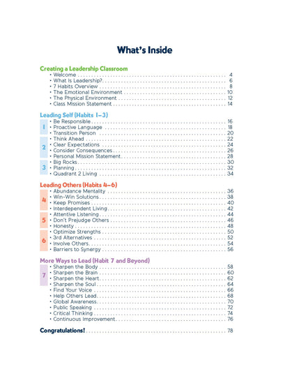 Leadership Guide Level 1: Student Edition