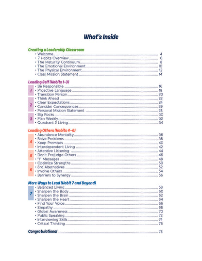 Leadership Guide Level 5: Student Edition