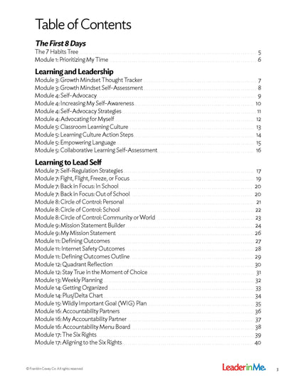 Curriculum Companion Level 8: Student Edition