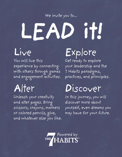 7 Habits Imagination Series Level K: Student Guide (NEW)