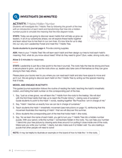 7 Habits Imagination Series Level 2: Educator Guide (NEW)