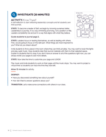 7 Habits Imagination Series Level 5: Educator Guide (NEW)