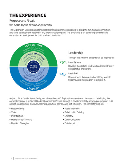 Exploration Guide Levels K-1: Educator Guide