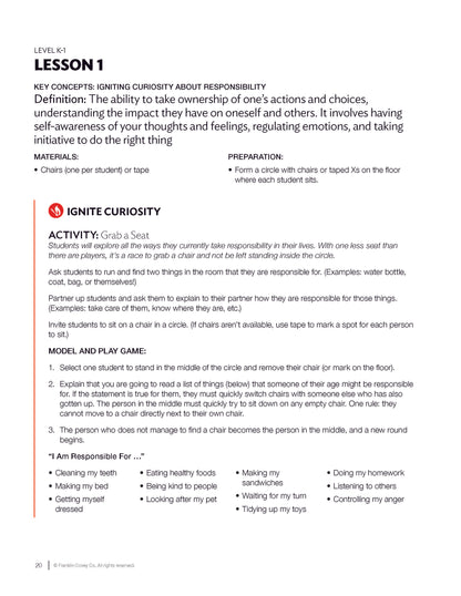 Exploration Guide Levels K-1: Educator Guide