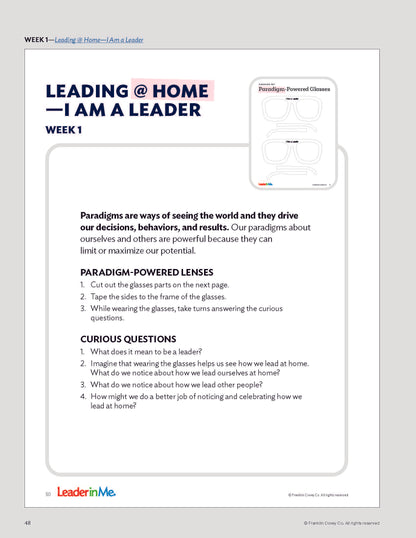 Early Learning I Am a Leader: Teacher Edition