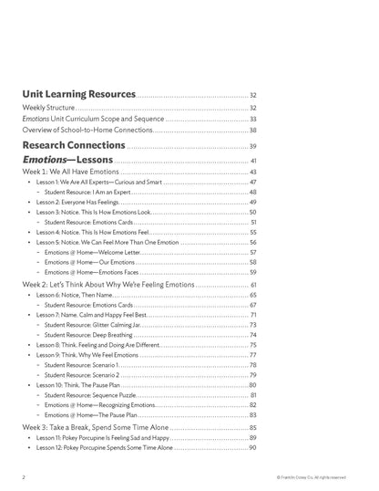 Early Learning Emotions: Teacher Edition (NEW)