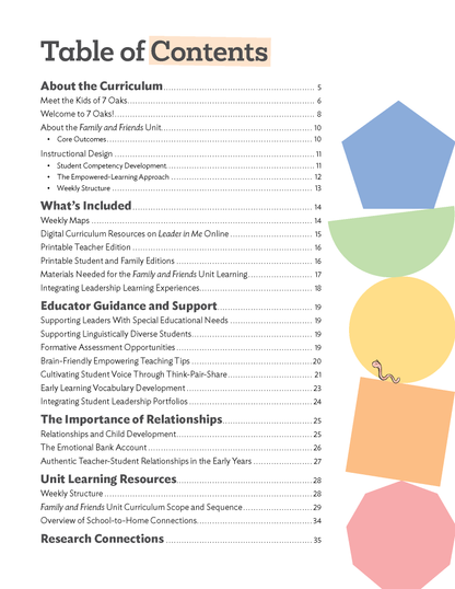 Early Learning Family and Friends: Teacher Edition