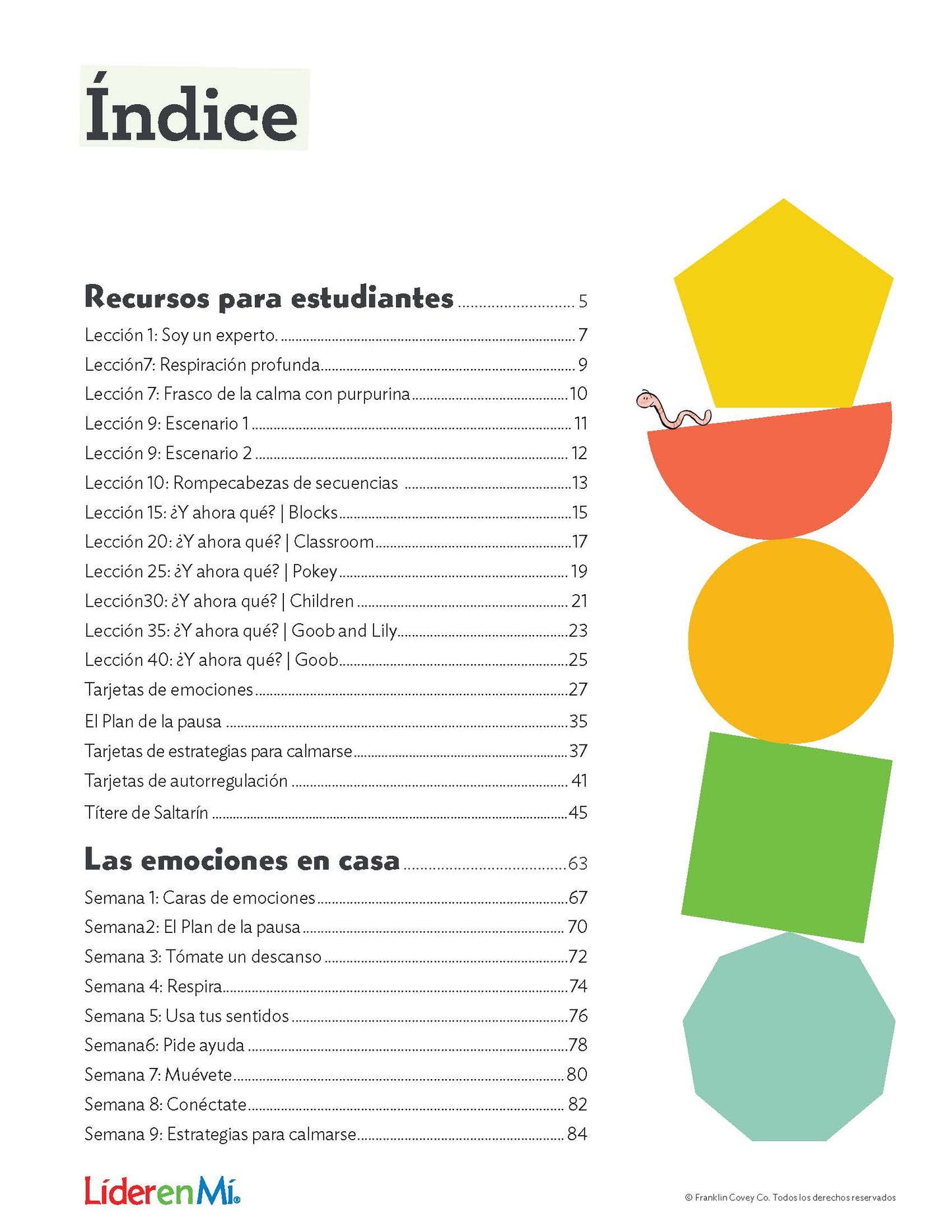 Early Learning Emotions & Self-Regulation: Student (Spanish)