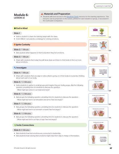 Early Learning Emotions: Student/Family Edition (NEW)
