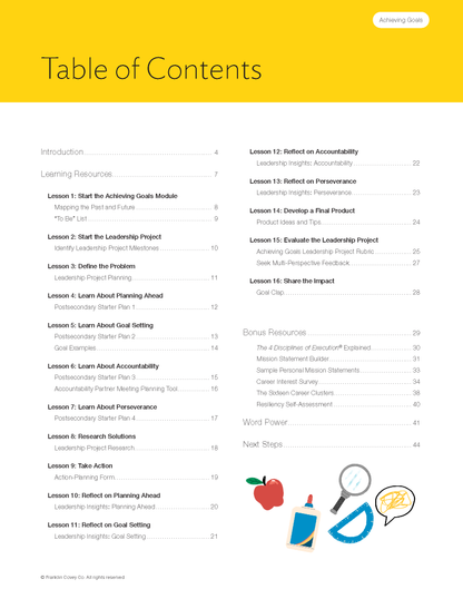 Leadership: Achieving Goals Student Guide