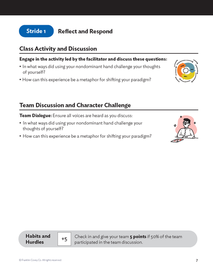 The Book and Beyond: A 7 Habits Challenge for Teens