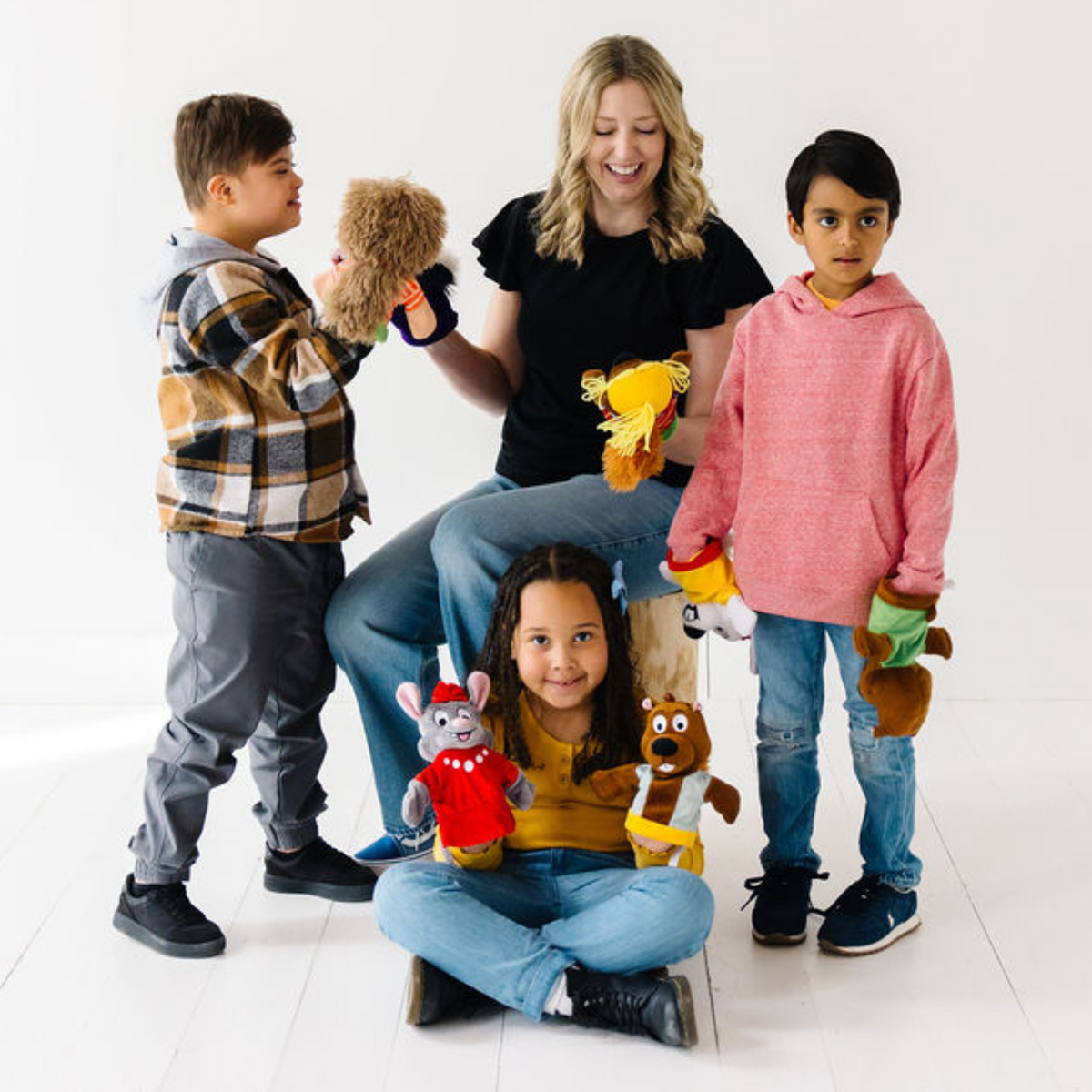 7 Habits of Happy Kids Hand Puppet Set | Leader in Me Store