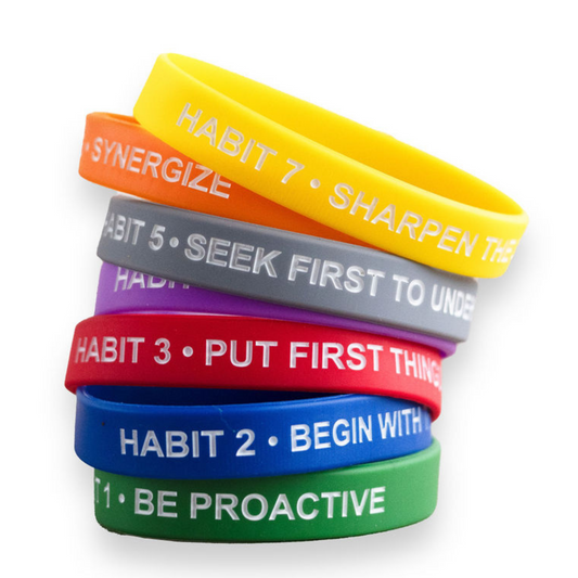 7 Habits: 7 Wristband Set (Adult)