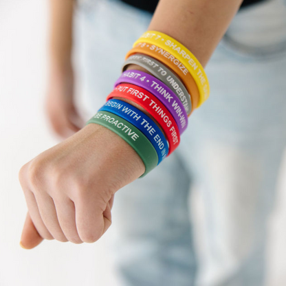 7 Habits: 7 Wristband Set (Adult)