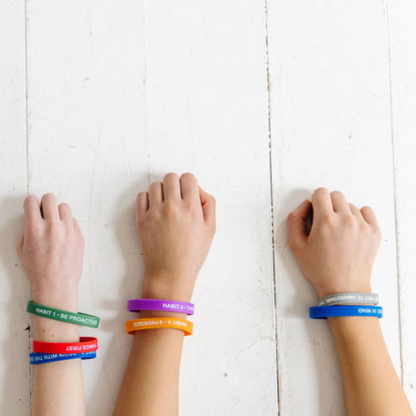 7 Habits: 7 Wristband Set (Adult)