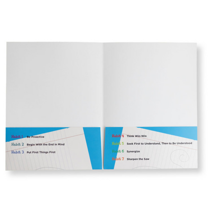 7 Habits of Happy Kids: Folder (Blue)
