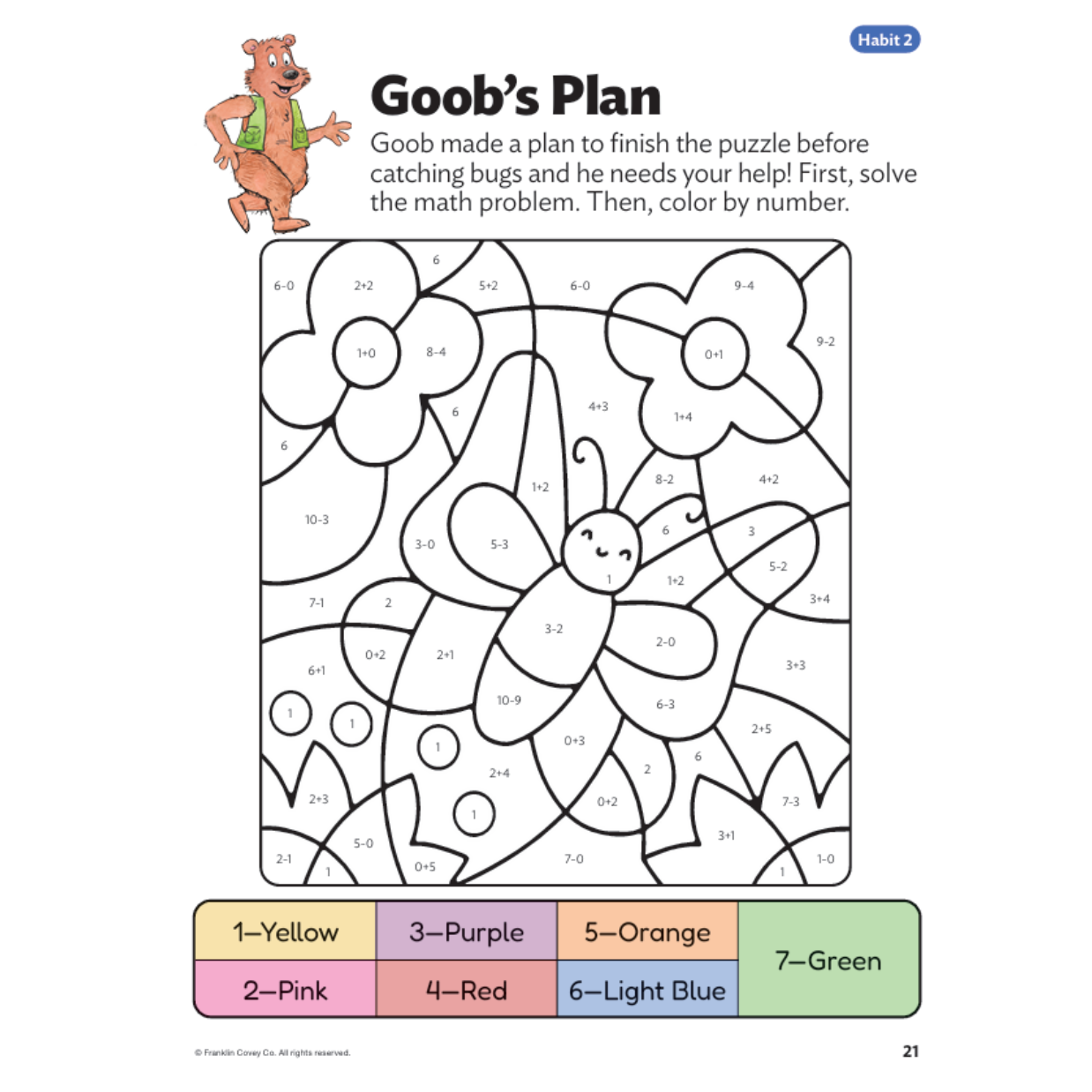 7 Habits Happy Kids: Coloring/Activity Book (Age 7 & Up)