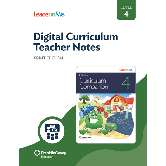 Digital Curriculum Level 4: Teacher Notes Print Edition