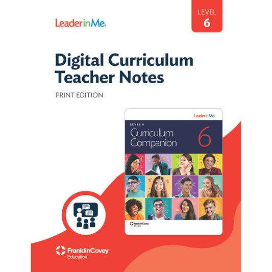 Digital Curriculum Level 6: Teacher Notes Print Edition