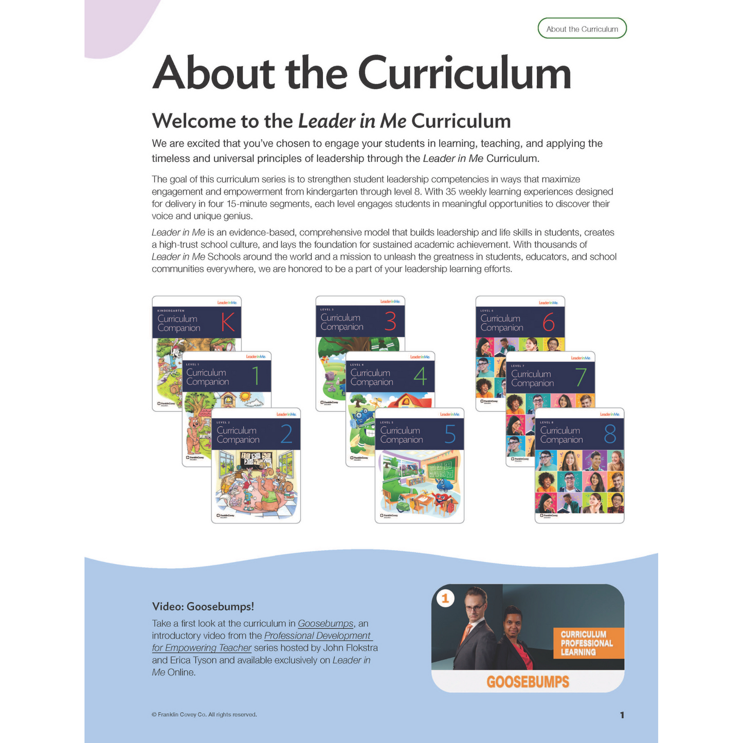 Curriculum Companion Level 7: Teacher Notes