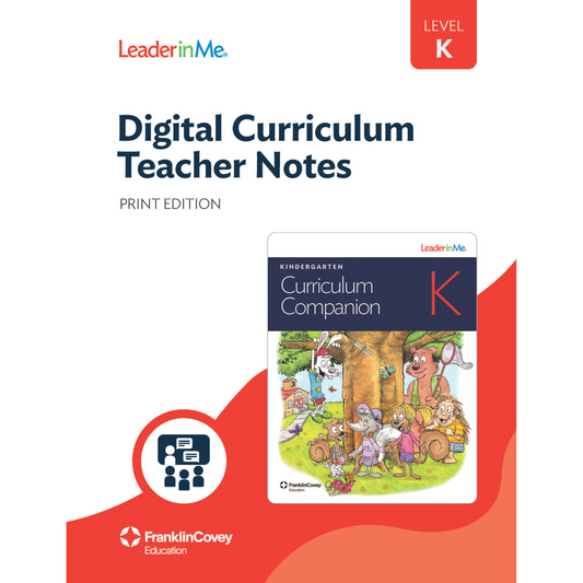 Digital Curriculum Level K: Teacher Notes Print Edition