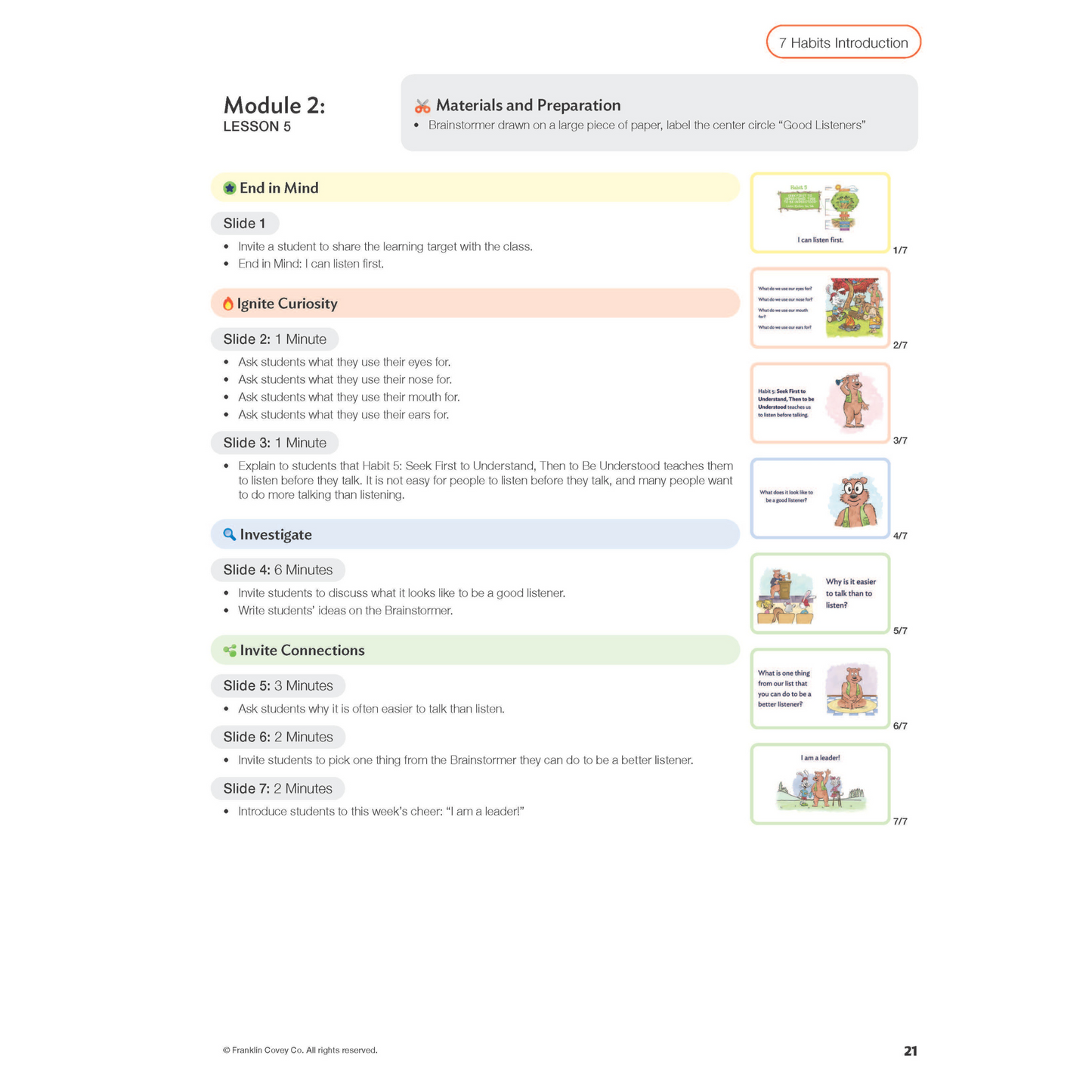 Digital Curriculum Level K: Teacher Notes Print Edition