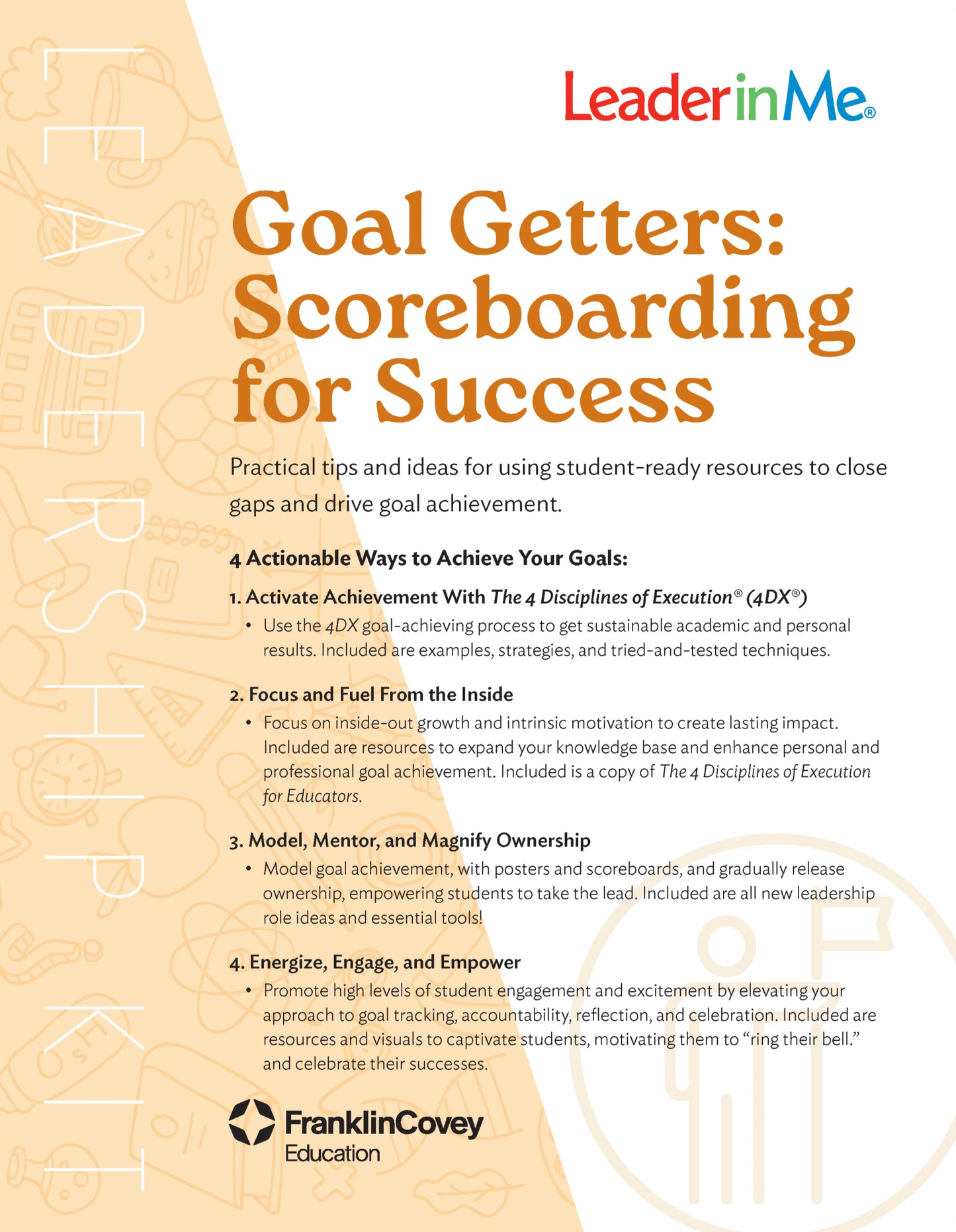 Elementary Leadership Kit: Scoreboarding for Success