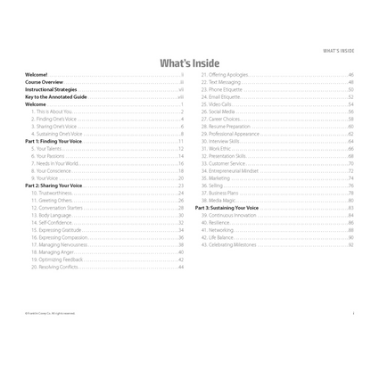 Find Your Voice: Teacher Discovery Guide