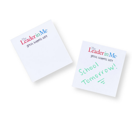 Leader in Me: Post-It Notes